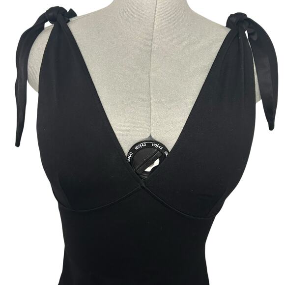 & Other Stories Black Sleeveless Tie Top Size 2 - Picture 2 of 6